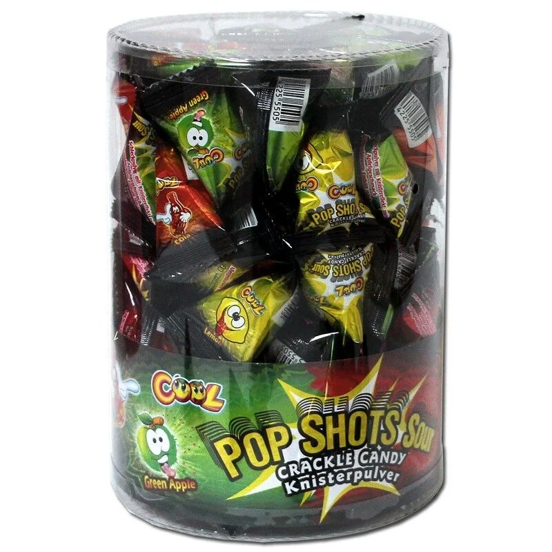 New Design Magic Balloon Pack Pops Candy With Tattoo Sticker Funny Popping Candy