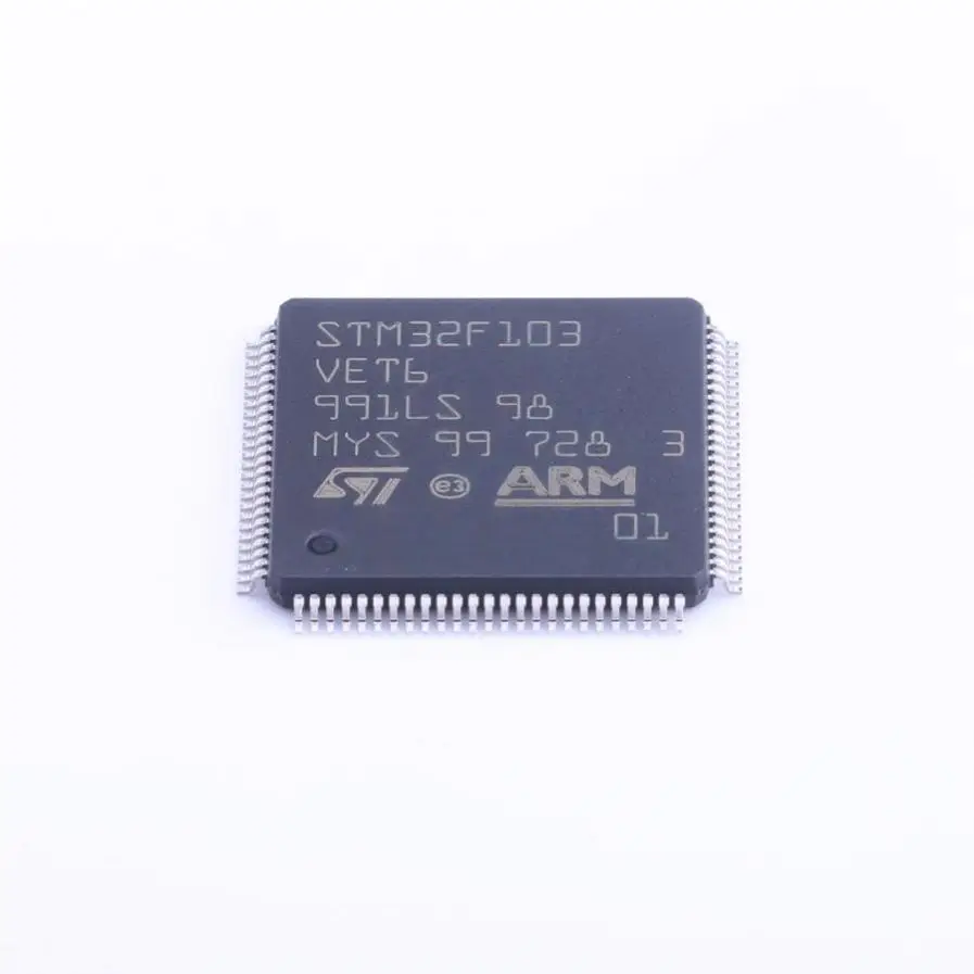 MCU 32-bit ARM Cortex M3 RISC 512KB Flash 2.5V/3.3V 100-Pin LQFP T/R  STM32F103VET6