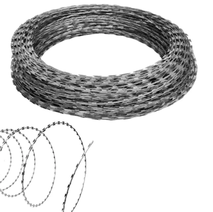 Chinese supplier low price harp razor barbed wire/Philippine razor razor barbed wire/razor blade barbed wire
