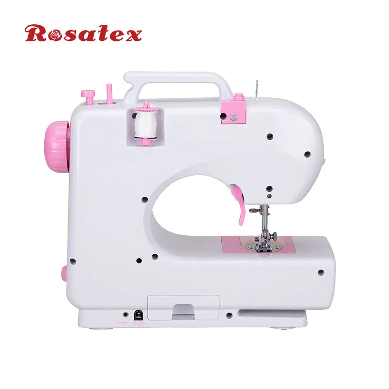 Rs506 Rosatex China Factory Home Use Mini Domestic Garment Sewing Mini Silai Machine