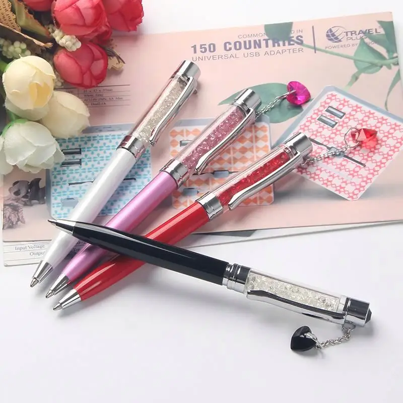 New design crystal stylus pen ballpoint pen refill unique pen with custom logo