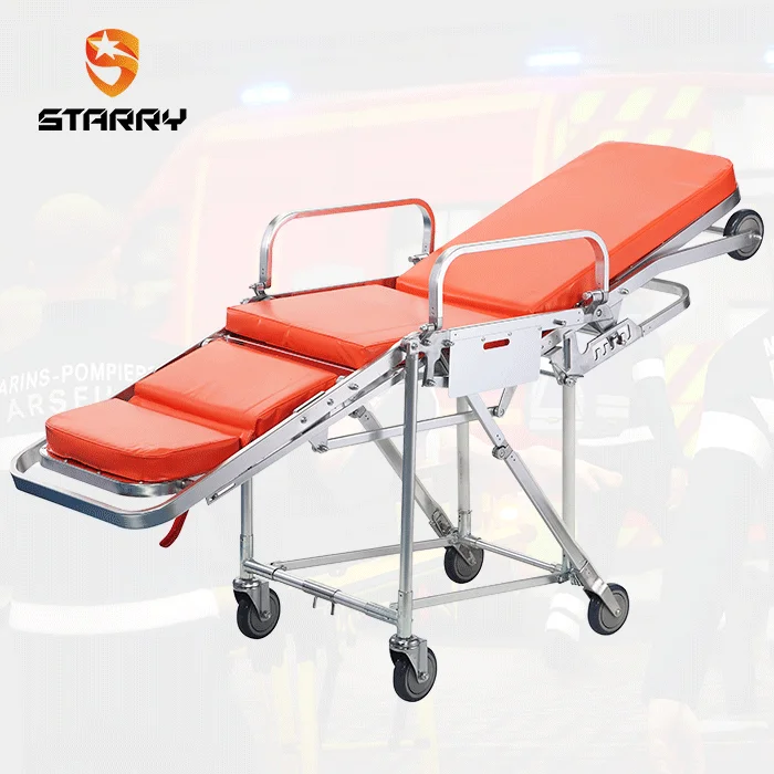 First aid ambulance medical devices adjustable folding wheel chairs for stair wheelchair stretcher