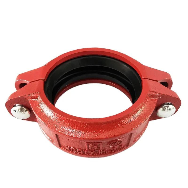 Fire Control Customized gas Pipe sliding Fittings Epoxy Painted Mechanical Tee with pvc valve