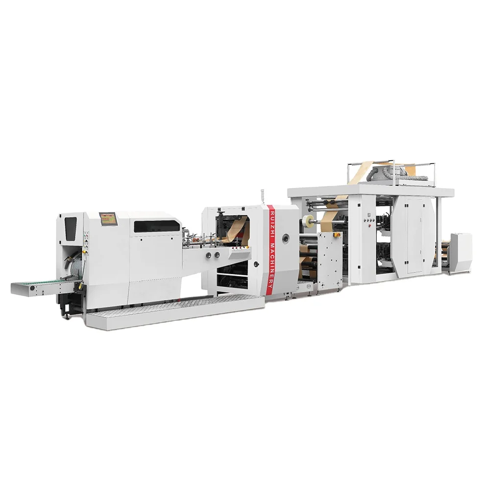 high speed Flat bottom paper bag making machine  machine paper bags