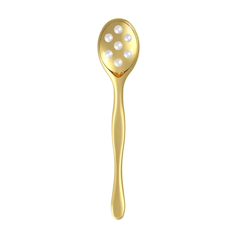 Cyro Stick Ice Roller Face Neck and Body Massage with Ceramic Pearl Ball Spatula for Face Cream All in One Beauty Tool