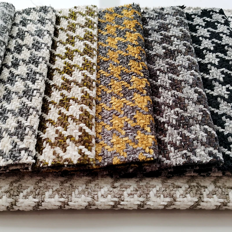 Fashion Pattern Polyester Viscose Mixed Fabric Luxury Furniture Sofa Upholstery Material