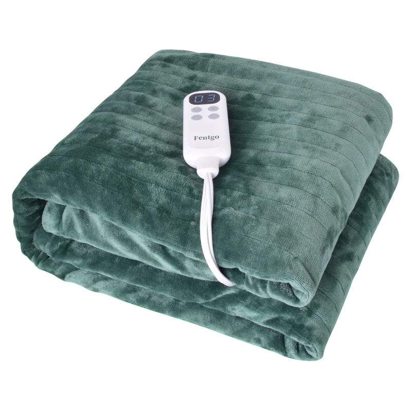 Fiber cloth washable double digital heating electric blanket composite curing bed heater electric blanket heating pad