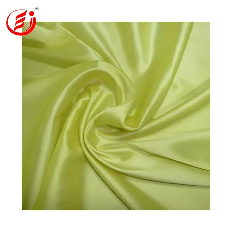 Wholesale High Quality 100% Polyester Satin Material Fabric Printing Mattress Colorful Woven Soft Satin Fabric