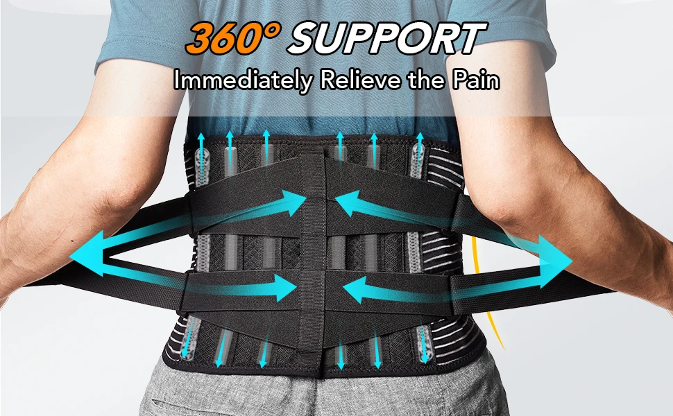 Adjustable Working Waist Back Brace Lumbar Support Belt