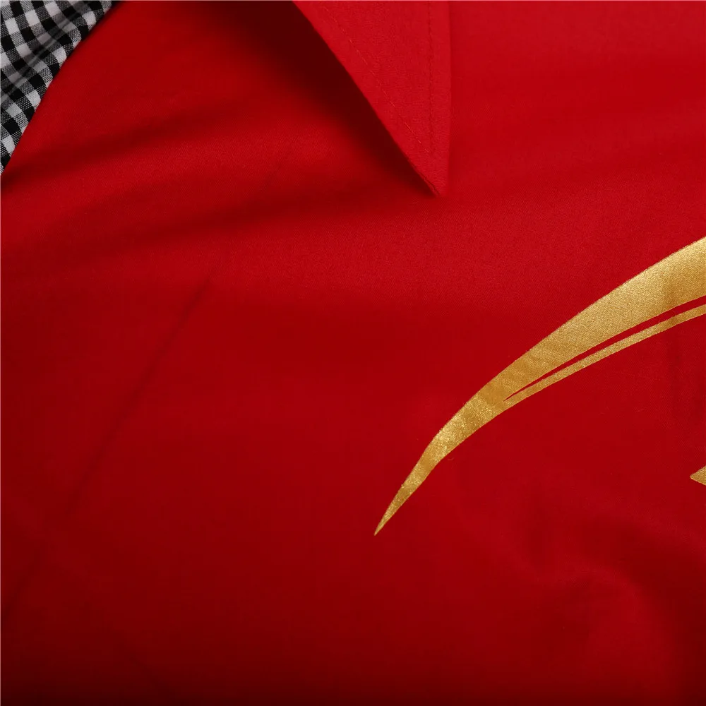 Hot sale Luxury Gold Black Shirt Men Slim Fit Long Sleeve Camisa Masculina Gold Black Chemise Homme Social Men Club Prom Shirt