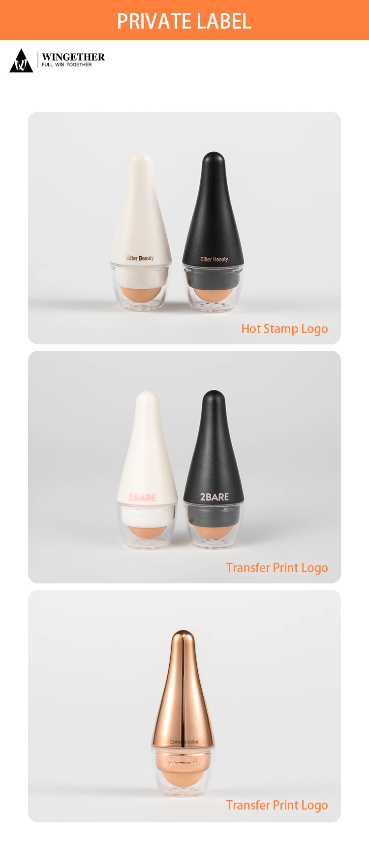 Wingether 2022 Amazon Hot Sale Oil Absorbing Roller Wood Soft And Comfortable Massage Rollers Face Roller Ice Globes