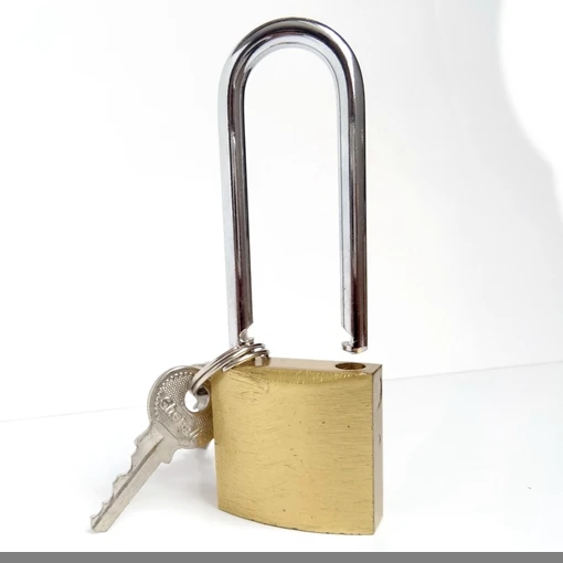 high quality fashion Contracted accept logo customized Factory Sell  Long beam   iron padlock