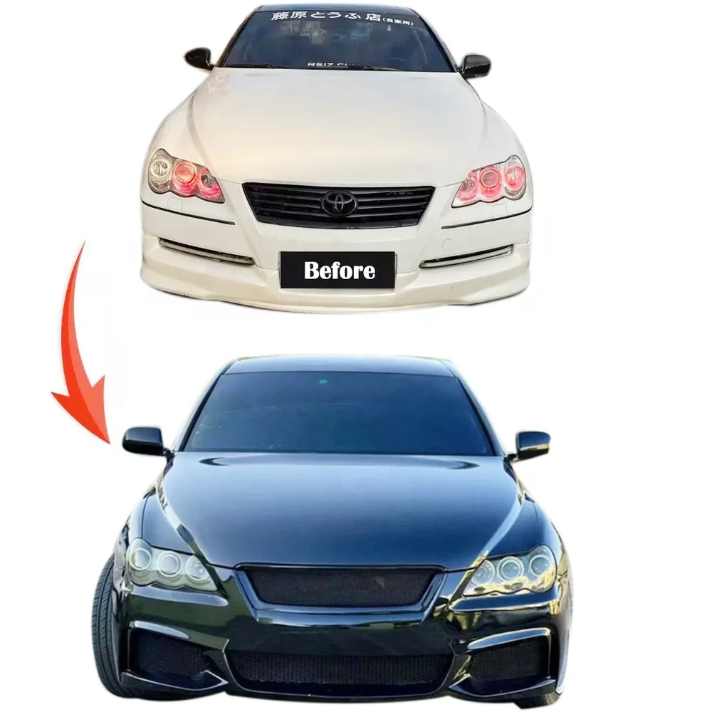 car front bumper for 2005-2009 Toyota mark  x reiz upgrade M style mark  x front bumper plastic material reiz car bodykit