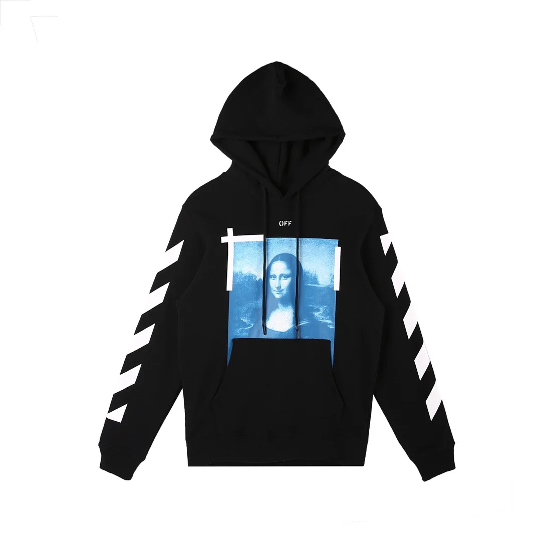 
 DO THAT THANG 2021SS WHITE OW MONALISA ARROW PRINTED COTTON hoodie  
