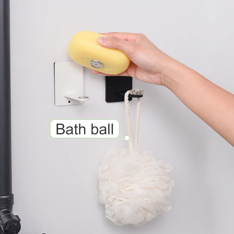 Customized 2 Pack Steel Soap Holder Modern Wall Mounted Drain Magnetic Soap Holder