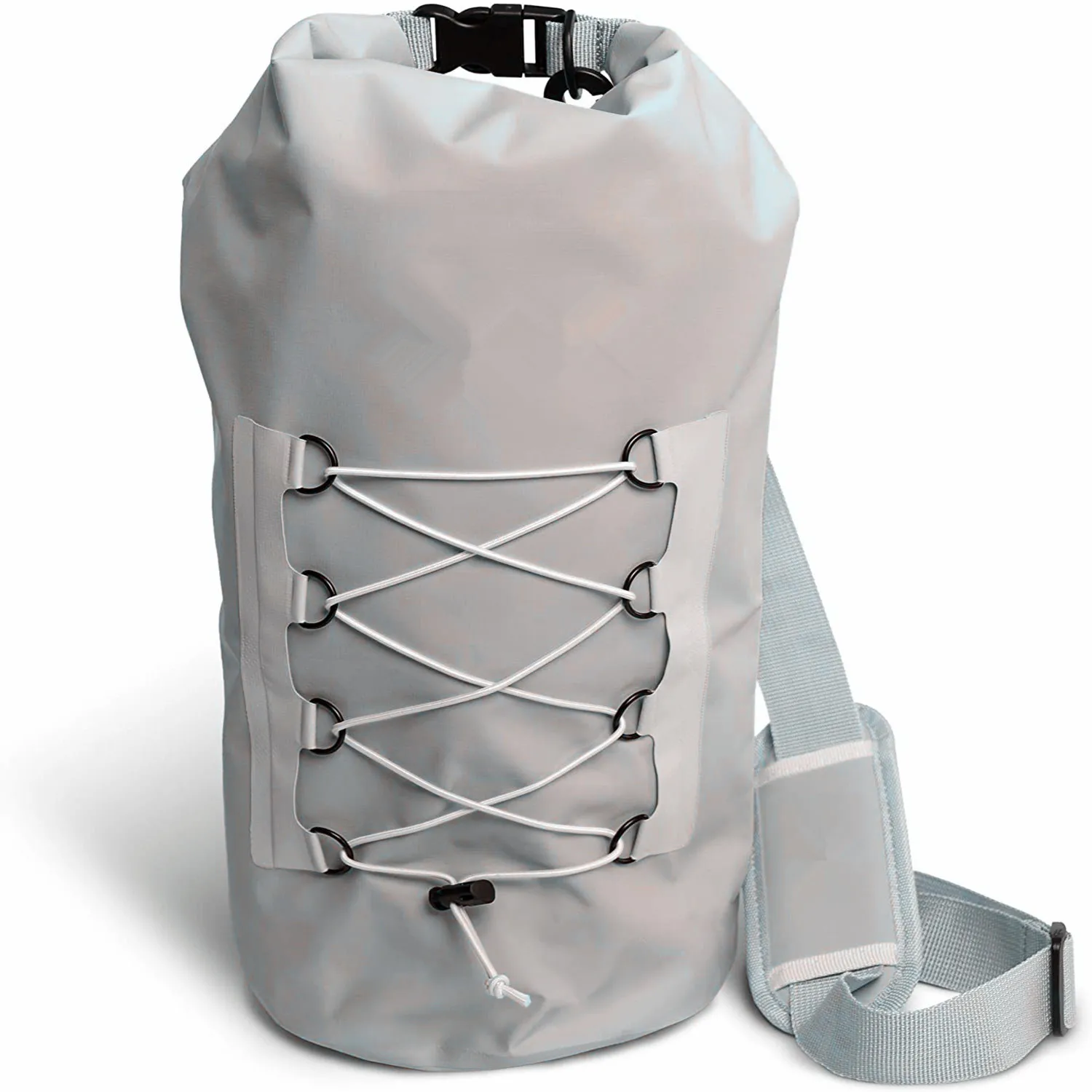 Waterproof Dry Bag Durable for Camping Beach Hiking Lakes Backpacking River Rafting Paddle Boarding Fishing Diving with Grey ACC