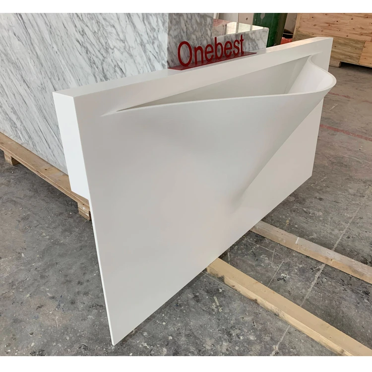 Corian твердая поверхность овальной формы раковина для ванной умывальник Специальный дизайн гостиной