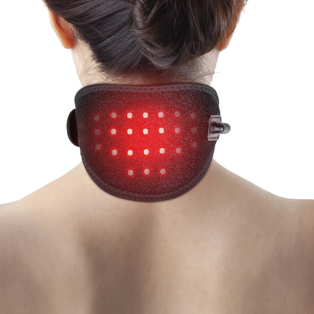 DGYAO LED Red Infrared Light therapy Led Pain Relief Pad Heating Patches Wraps for Neck Wrist