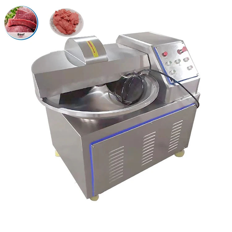 20L 40L 80L High Speed Automatic Vacuum mixer multifunctional chopping Meat Emulsify Bowl Cutter Machine