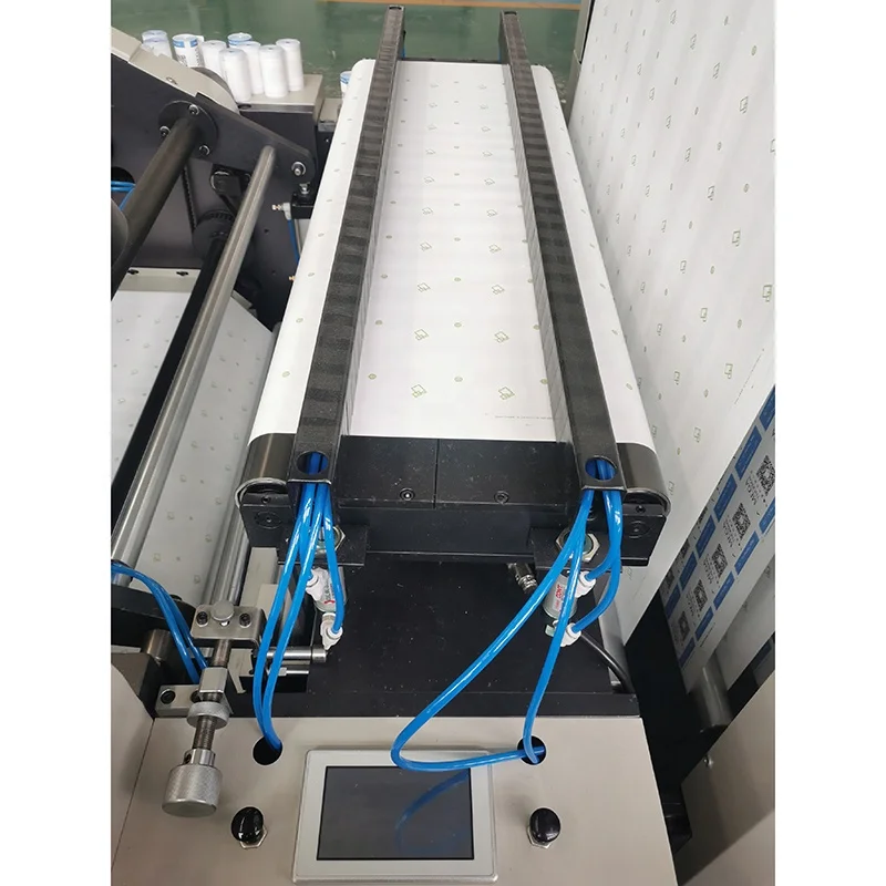 3 Color credit card register receipt thermal paper roll slitting printing machine