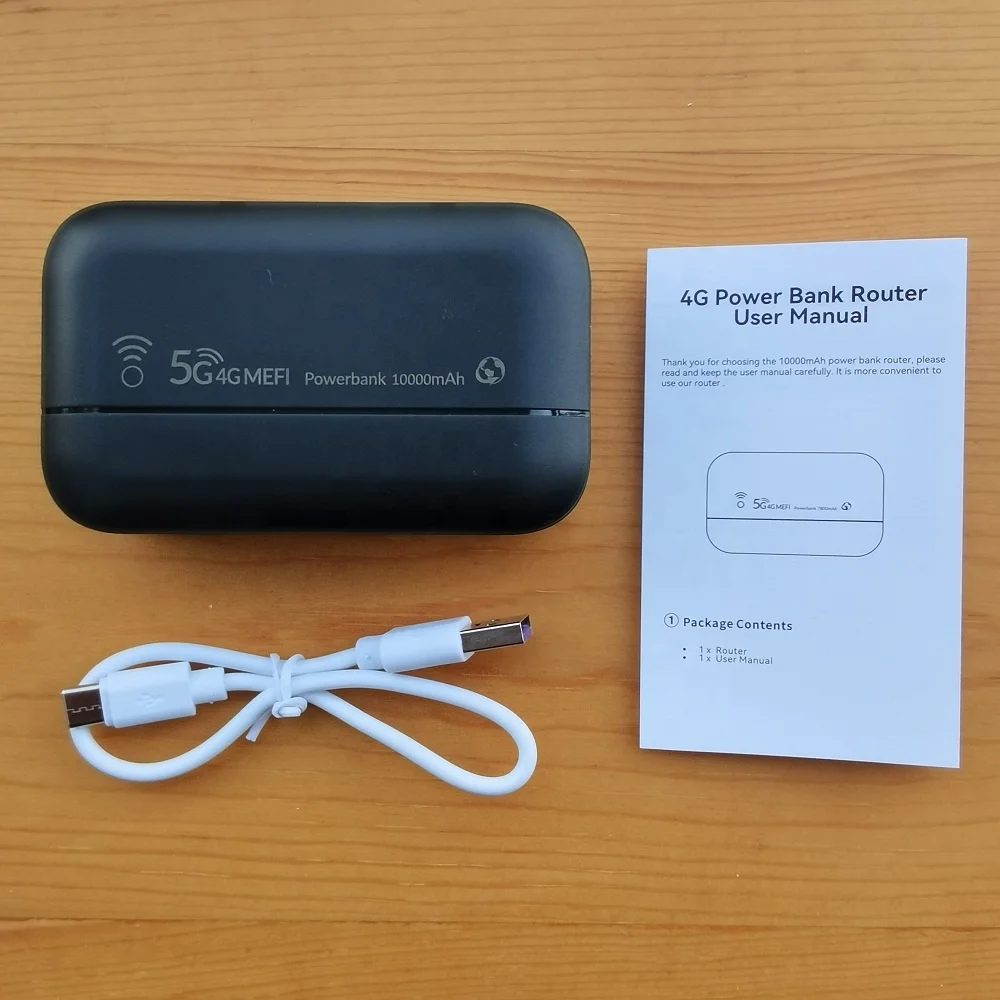 PW100 4G power bank Mobile Wi-Fi hotspot 4G pocket wifi 10000mAh battery cat 4 router