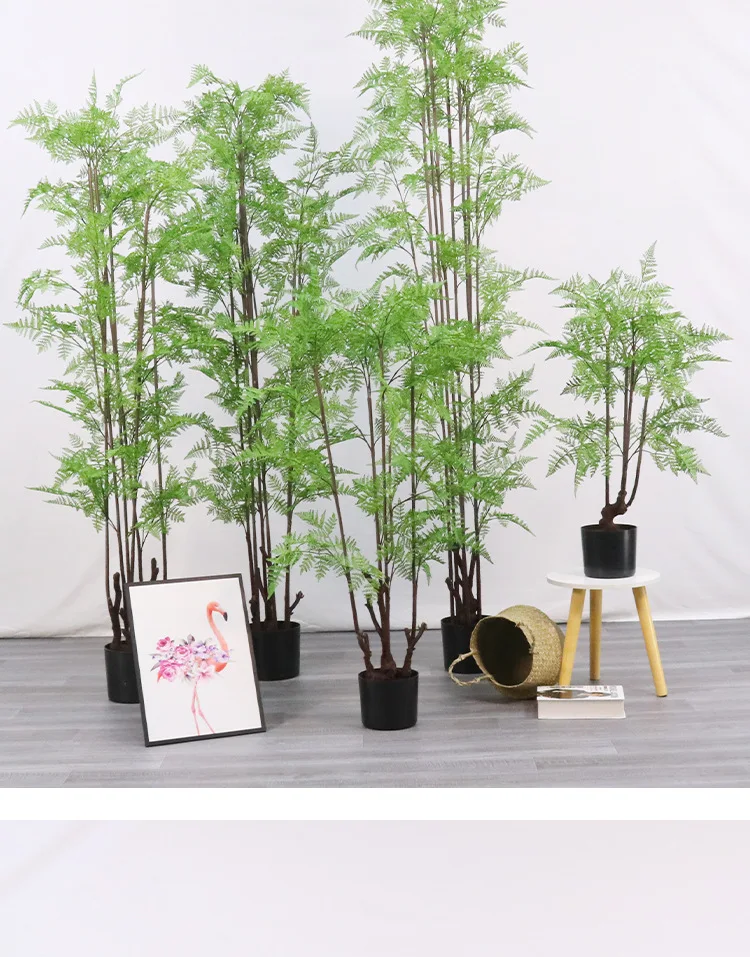 The lowest wholesale price artificial plant tree flower leaves for scene decoration
