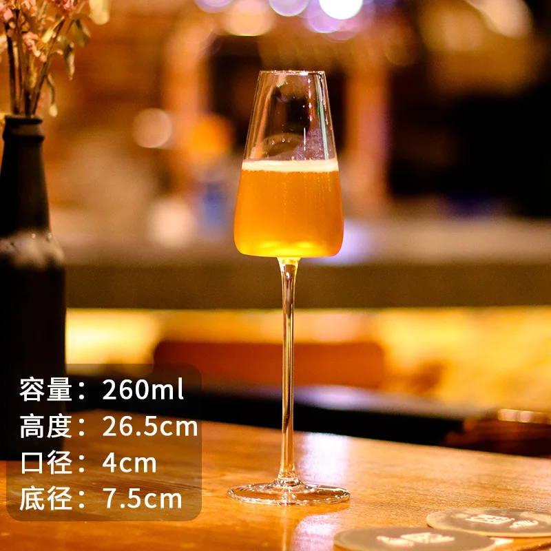 Factory Direct Sales Of High-Quality High Footed Glasses Creative European Lead-Free Crystal Wine Glasses Decanter Glasses