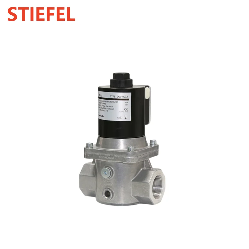 12V Solenoid Valve for Industrial Burner System Gas Used in Incinerator Burners Customizable OEM Support
