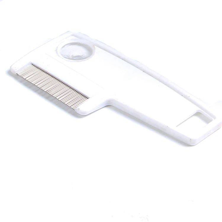 Pet Accessories 2023 Magnifying Glass Hair Cat Remover Kids Hair Supplies Lice Comb With Plastic Handle