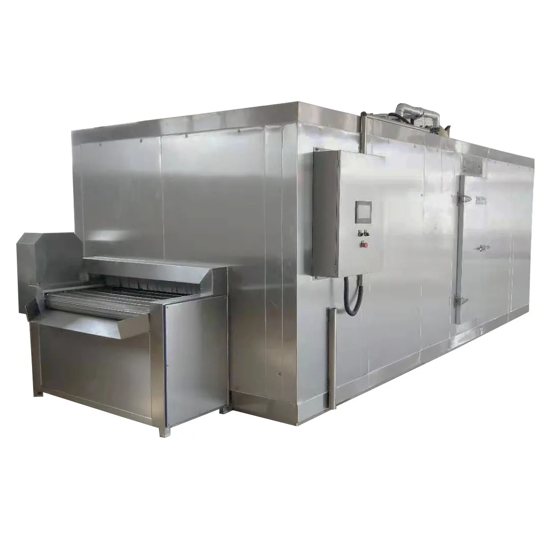 Huchuan Cheap price IQF fast freezing cryogenic tunnel blast freezer machine