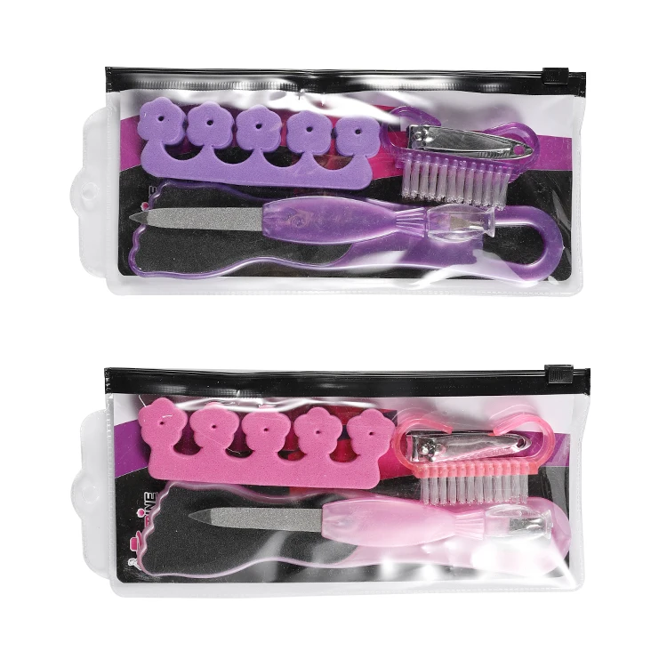 Custom Logo 5pcs Manicure Tools Nail Clipper Set Clipper Kit Men Manicure Pedicure Set