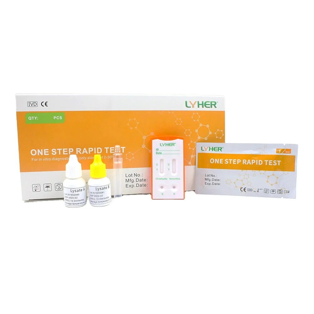 Wholesales Good Quality Chlamydia and Gonorrhea Antigen Rapid Test Kit Cassette Rapid Test Kit