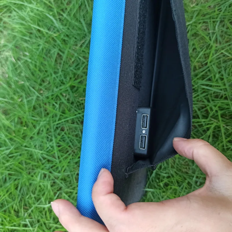 Outdoor Waterproof 28W Foldable Portable Solar Panel Power Phone Charger With Dual USB For Mobile Phone Power Bank Power Supply