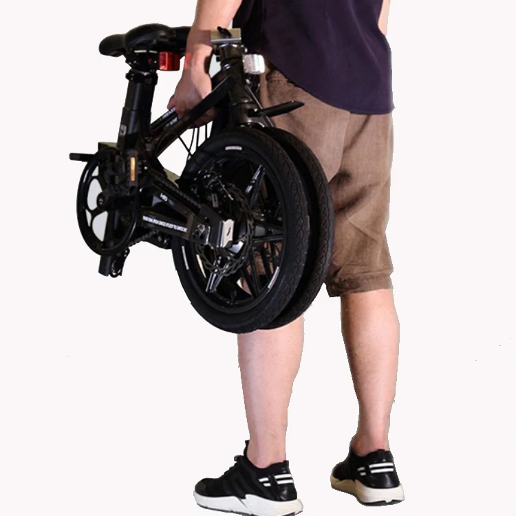 
lightweight folding electric bikes two wheels 