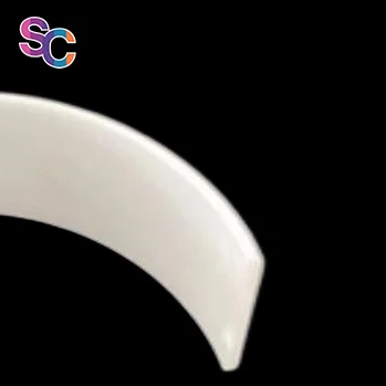 Advanced high-purity alumina ZTA ceramic semi-ring ceramic parts