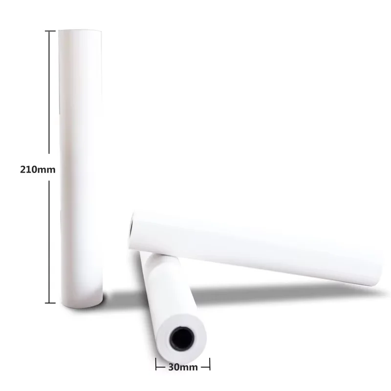 216mm x 6.4M Inkless Printing Paper  thermal paper roll use for A4 thermal printer