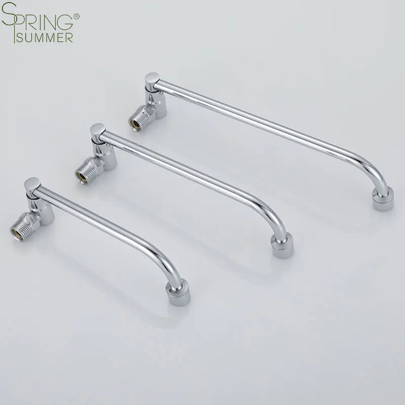 canteen hotel kitchen stove faucet wall mounted semi-automatic swing kitchen faucet  wok range swing faucet