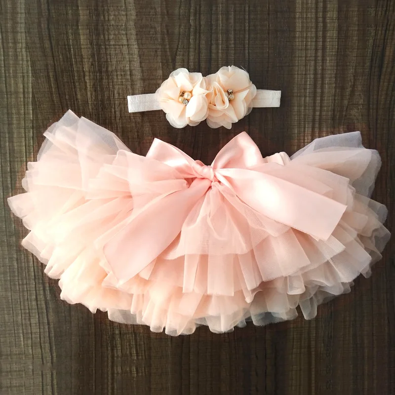 Baby Girls Beautiful Chiffon Fluffy Pettiskirts Tutu Princess Party Skirts Ballet Dance Wear Pettiskirt