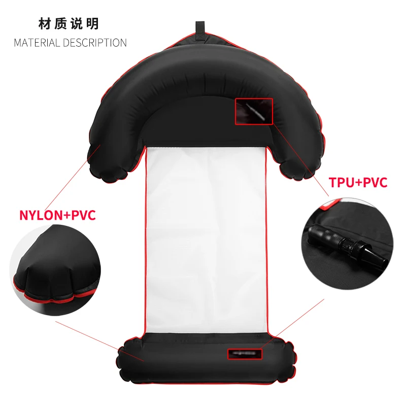 Water Play Equipment,Swimming Pool Water Hammock Pool Toys Inflat Chair Inflated Float Bed