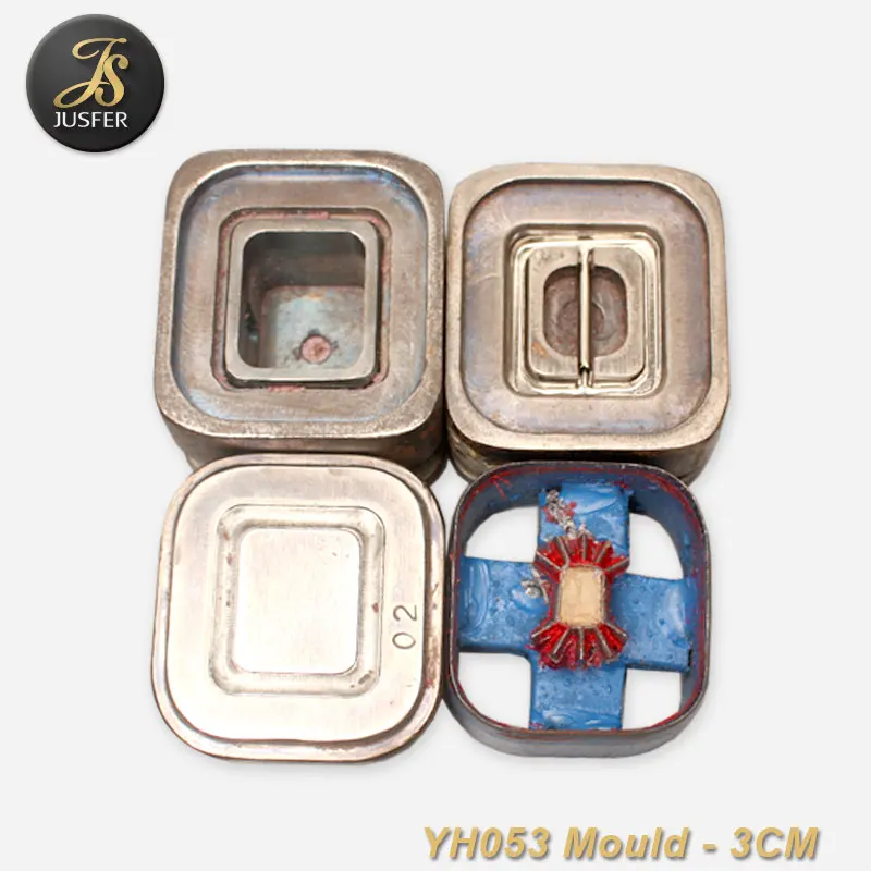 Assemble die fabric cover buckle mould cover belt buckle