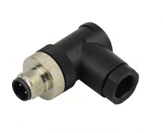 M12 90 degree plastic connectors 4pin	Amphenol connector 4pin	M12 Panel mount connector 4pin