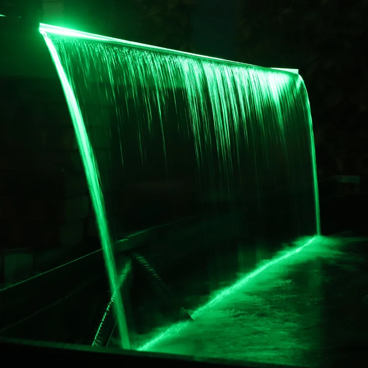 stainless steel 304 garden waterfalls water feature wall water pool fountain outdoor