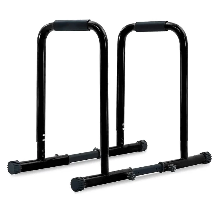 Gymnastics Fitness Training Single Parallel Bars Dip Pull Up Station Stand Bar Set