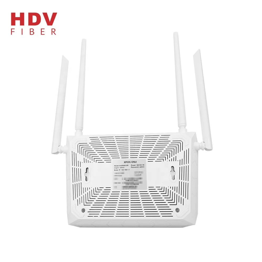 FTTH solutions Dual Band AC Wifi 4GE+4WIFI+1POTS+1USB Dual Band 2.4G&5G 4 Antennas XPON EPON GPON ONU