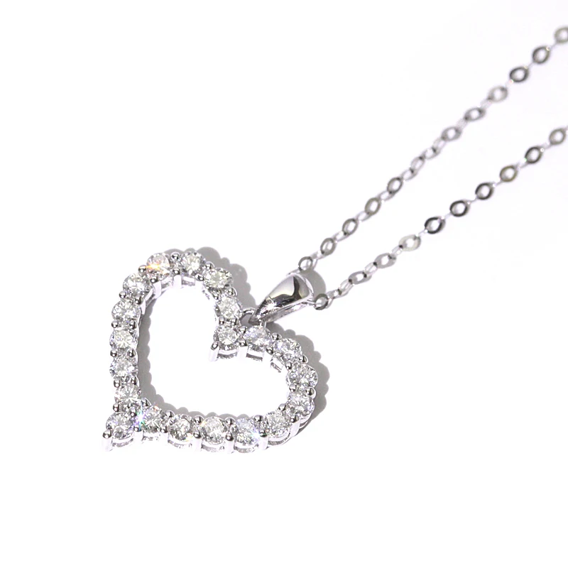 
Women Gift Jewelry High-end Micro Paved diamond heart love fashion necklace 