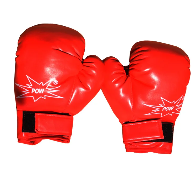 Factory cheap price professional sports PU boxing gloves boxing fighting gloves for adults and children