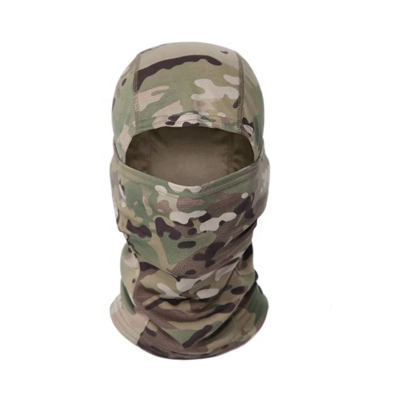 Men Multicam Tactical Balaclava Trekking Camouflage Cap Hunting Fishing Camping Full Protection Face Mask Scarf Drop Shipping