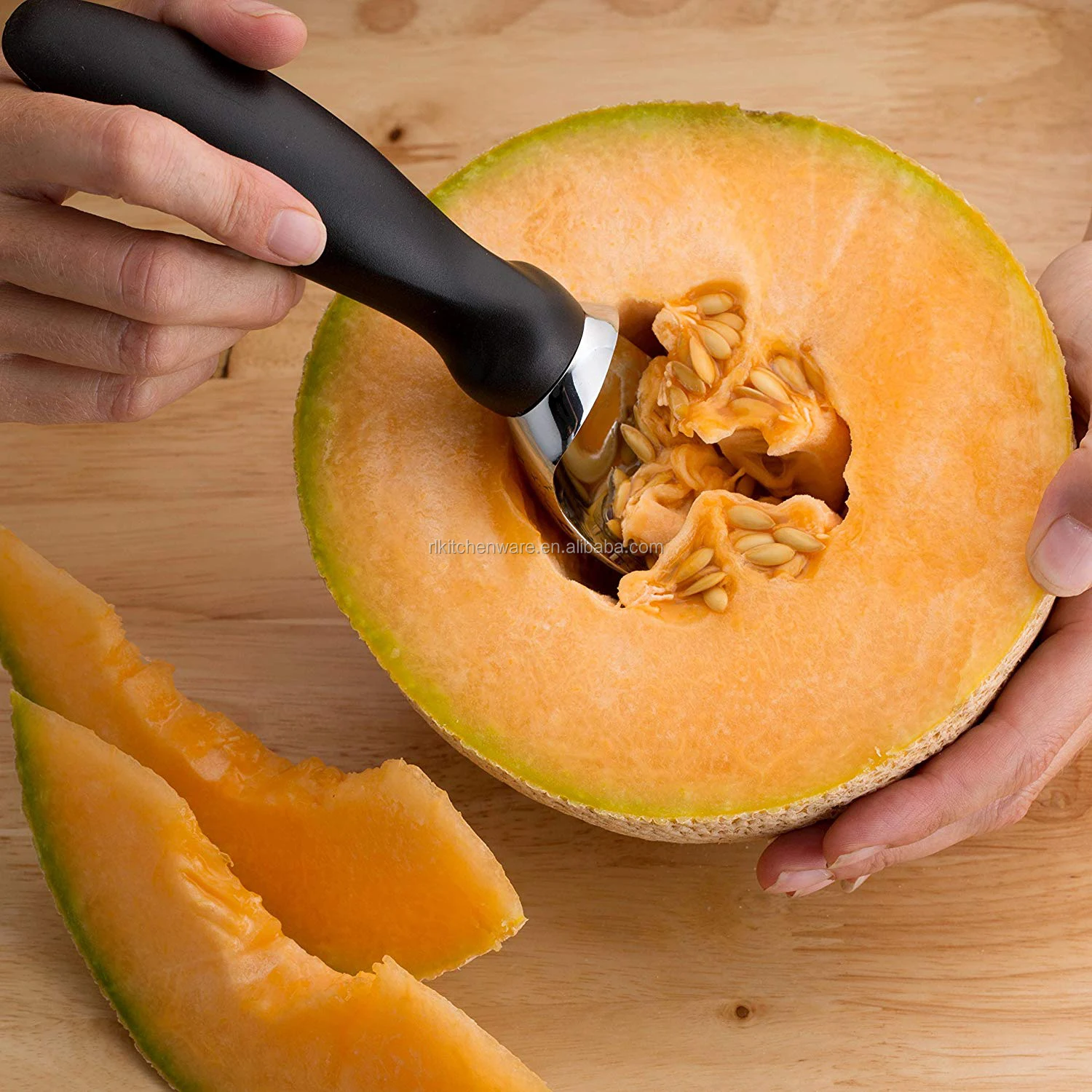 New design factory price antifreeze stainless steel ice cream scoop with pp handle