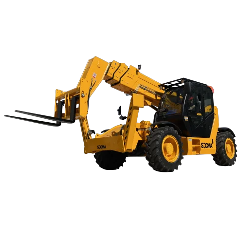 SOCMA Construction Type 4WD Crab Mode Telescopic Forklift with Cummins Turbocharged Engine 15 M Lifting Height Telehandler 4 Ton