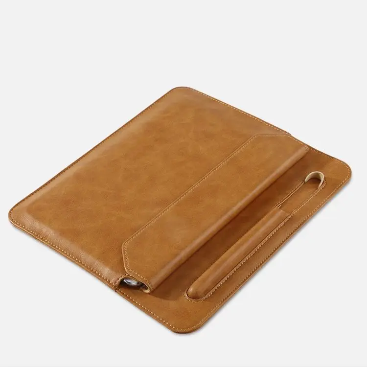 Travelling Multifunctional Pockets Laptop Sleeve Leather Case for iPad  Portable Tablet Case